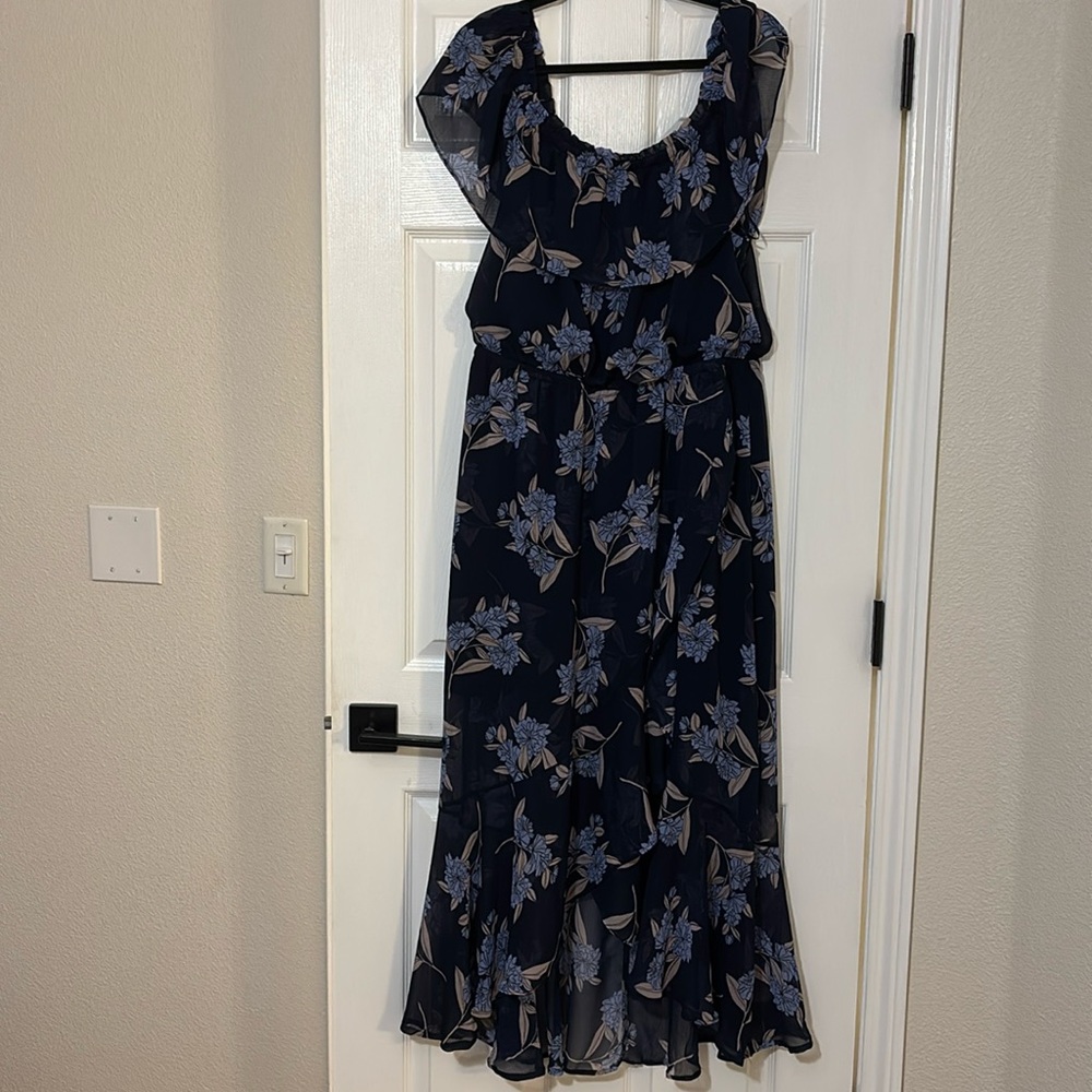 Express off the shoulder floral dress